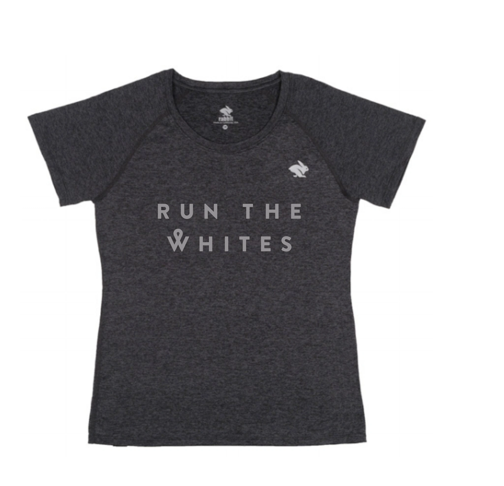 Run The Whites: Conquer Your Miles. Performance Tee. 2021 Vibe.